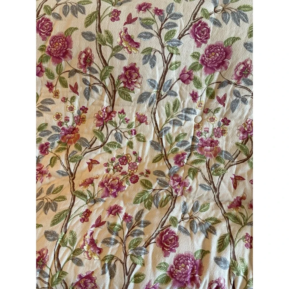 OSCAR DE LA RENTA King bed ‎ Comforter Linen HTF